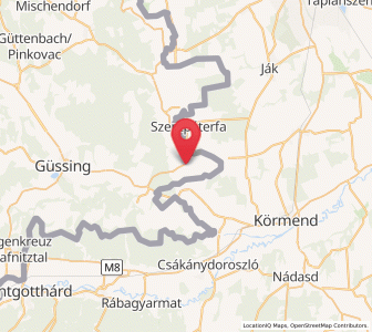 Map of Moschendorf, Burgenland