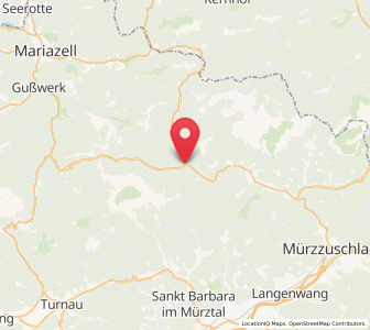 Map of Mürzsteg, Styria