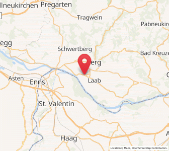 Map of Naarn im Machlande, Upper Austria