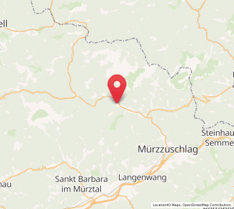 Map of Neuberg an der Mürz, Styria
