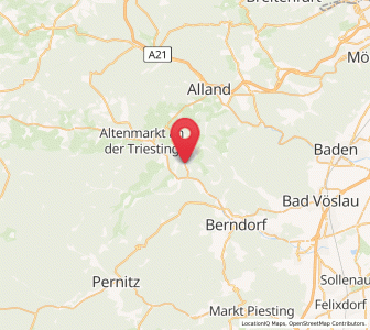 Map of Neuhaus, Lower Austria