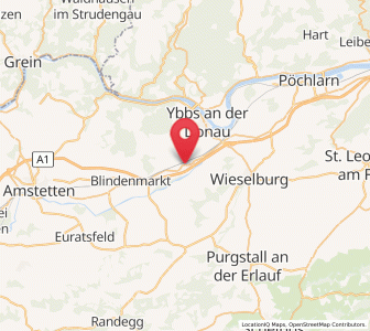 Map of Neumarkt an der Ybbs, Lower Austria