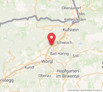Map of Niederbreitenbach, Tyrol