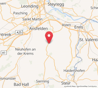 Map of Niederneukirchen, Upper Austria