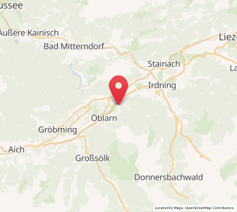 Map of Niederöblarn, Styria