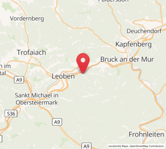 Map of Niklasdorf, Styria