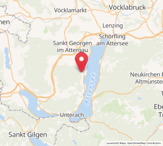 Map of Nussdorf am Attersee, Upper Austria