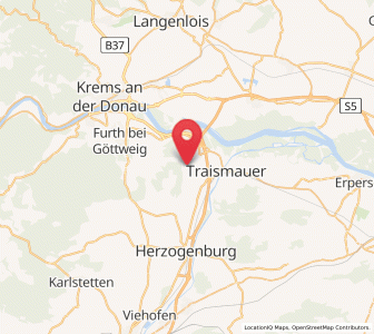 Map of Nussdorf ob der Traisen, Lower Austria