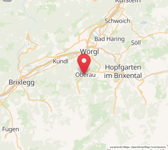 Map of Wildschönau-Oberau, Tyrol