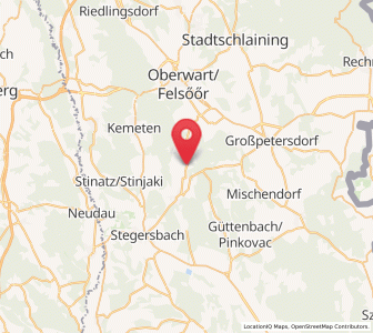 Map of Oberdorf im Burgenland, Burgenland
