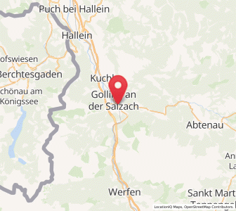 Map of Obergäu, Salzburg