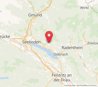 Map of Obermillstatt, Carinthia