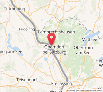 Map of Oberndorf bei Salzburg, Salzburg