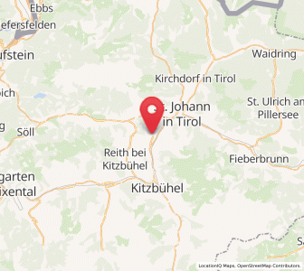 Map of Oberndorf in Tirol, Tyrol