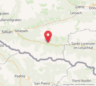 Map of Obertilliach, Tyrol
