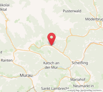 Map of Oberwölz Stadt, Styria