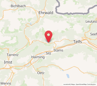 Map of Obsteig, Tyrol