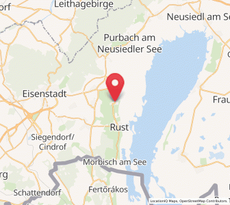 Map of Oggau, Burgenland