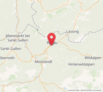 Map of Palfau, Styria