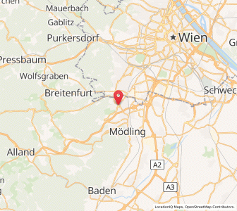 Map of Petersdorf, Lower Austria