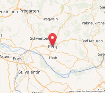 Map of Perg, Upper Austria