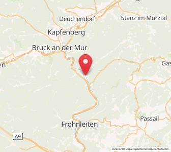 Map of Pernegg, Styria
