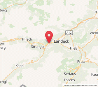Map of Pians, Tyrol