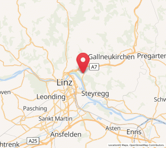 Map of Plesching, Upper Austria