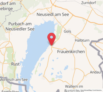 Map of Podersdorf, Burgenland