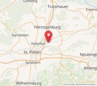 Map of Pottenbrunn, Lower Austria