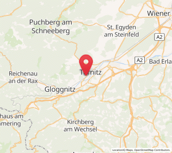 Map of Pottschach, Lower Austria