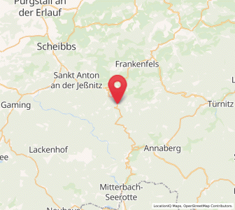 Map of Puchenstuben, Lower Austria