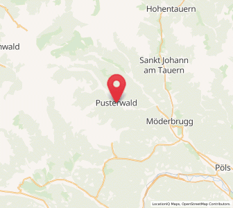Map of Pusterwald, Styria