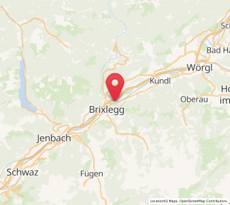 Map of Rattenberg, Tyrol