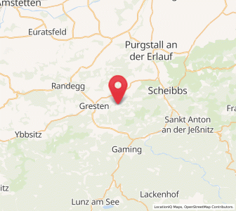 Map of Reinsberg, Lower Austria
