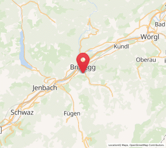 Map of Reith im Alpbachtal, Tyrol