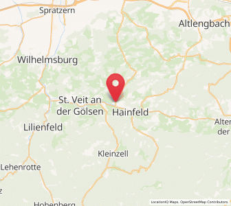 Map of Unterrohrbach, Lower Austria