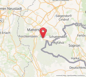 Map of Rohrbach bei Mattersburg, Burgenland