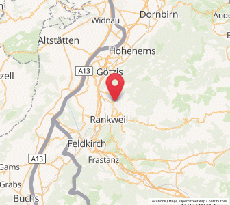 Map of Röthis, Vorarlberg