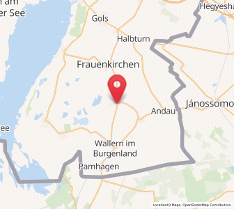 Map of St. Andrä am Zicksee, Burgenland