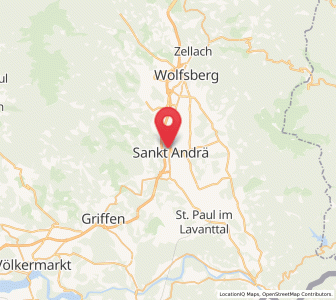 Map of Sankt Andrä, Carinthia