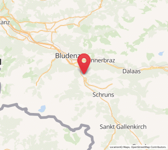 Map of St. Anton im Montafon, Vorarlberg