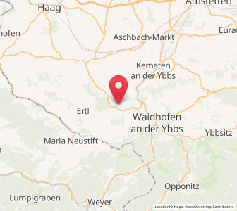 Map of Sankt Georgen in der Klaus, Lower Austria