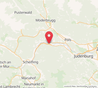Map of St. Georgen ob Judenburg, Styria