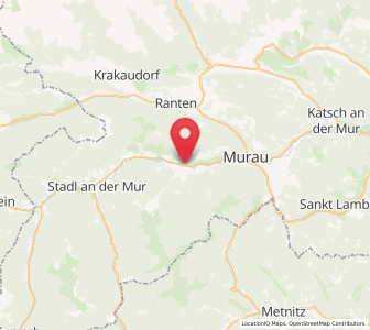 Map of St. Georgen ob Murau, Styria
