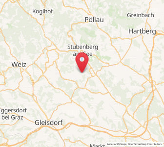 Map of Sankt Johann bei Herberstein, Styria