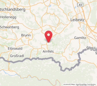 Map of Sankt Johann im Saggautal, Styria