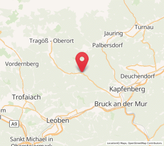 Map of Sankt Katharein an der Laming, Styria