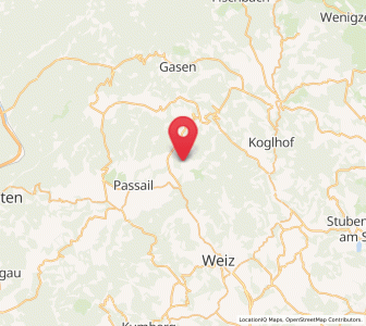 Map of Sankt Kathrein am Offenegg, Styria