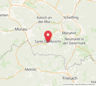 Map of Sankt Lambrecht, Styria